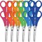 12-Pack 5" Kids Safety Scissors – Blunt Tip, 6 Assorted Colors for Paper, Cards & Crafts